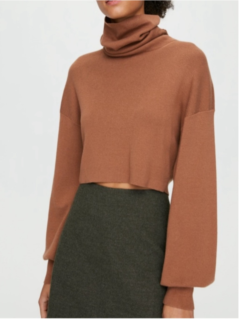 ARITZIA WILFRED REBECCA MERINO WOOL COTTON TURTLENECK SWEATER (New with tags)
